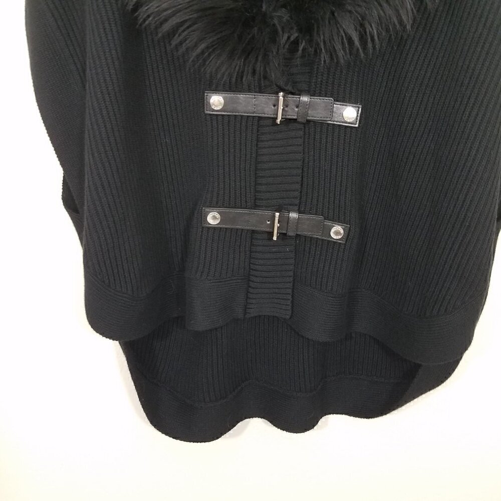 NWT MICHAEL Michael Kors Zip-Up Sleeveless Sweater Black Size 1X - Picture 3 of 8